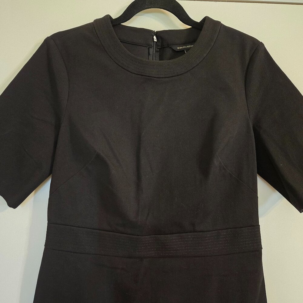 Banana Republic Classic Black Sheath Dress